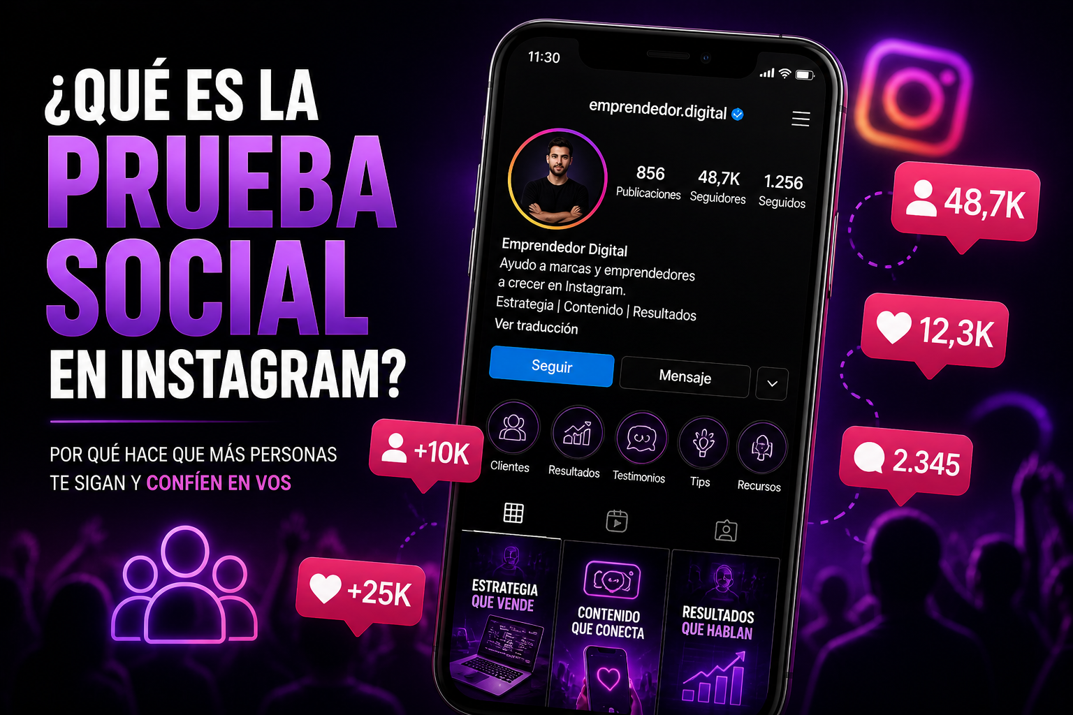 Qué es la prueba social en Instagram?